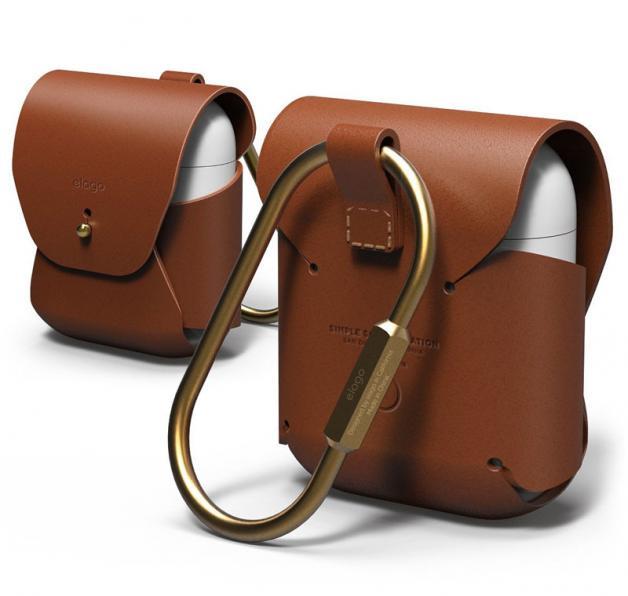 قاب Airpod مدل EAPLE Airpods Leather Case برند Elago